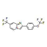 2-[4-(Trifluoromethoxy)phenyl]-7-(trifluoromethyl)imidazo[1,2-a]pyridine