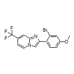 2-(2-Bromo-4-methoxyphenyl)-7-(trifluoromethyl)imidazo[1,2-a]pyridine