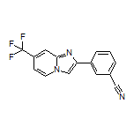 3-[7-(Trifluoromethyl)imidazo[1,2-a]pyridin-2-yl]benzonitrile