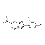 2-(4-Chloro-2-fluorophenyl)-7-(trifluoromethyl)imidazo[1,2-a]pyridine