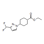 Ethyl 4-[3-(Difluoromethyl)-1-pyrazolyl]cyclohexanecarboxylate