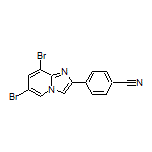 4-(6,8-Dibromoimidazo[1,2-a]pyridin-2-yl)benzonitrile