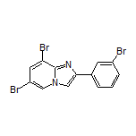 6,8-Dibromo-2-(3-bromophenyl)imidazo[1,2-a]pyridine