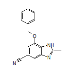 7-(Benzyloxy)-2-methylbenzimidazole-5-carbonitrile