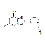 3-(6,8-Dibromoimidazo[1,2-a]pyridin-2-yl)benzonitrile