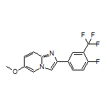 2-[4-Fluoro-3-(trifluoromethyl)phenyl]-6-methoxyimidazo[1,2-a]pyridine