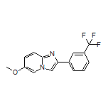 6-Methoxy-2-[3-(trifluoromethyl)phenyl]imidazo[1,2-a]pyridine