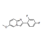 2-(2,4-Difluorophenyl)-6-methoxyimidazo[1,2-a]pyridine