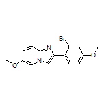 2-(2-Bromo-4-methoxyphenyl)-6-methoxyimidazo[1,2-a]pyridine