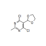 4,6-Dichloro-5-(1,3-dioxolan-2-yl)-2-methylpyrimidine