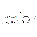 2-(2-Bromo-4-methoxyphenyl)-6-iodoimidazo[1,2-a]pyridine