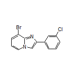 8-Bromo-2-(3-chlorophenyl)imidazo[1,2-a]pyridine