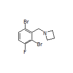 1-(2,6-Dibromo-3-fluorobenzyl)azetidine