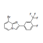 8-Bromo-2-[4-fluoro-3-(trifluoromethyl)phenyl]imidazo[1,2-a]pyridine