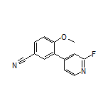 3-(2-Fluoro-4-pyridyl)-4-methoxybenzonitrile