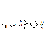 3,5-Dimethyl-4-(4-nitrophenyl)-1-[[2-(trimethylsilyl)ethoxy]methyl]-1H-pyrazole