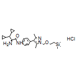 (S)-2-Amino-3,3-dicyclopropyl-N-[4-[3,5-dimethyl-1-[[2-(trimethylsilyl)ethoxy]methyl]-4-pyrazolyl]phenyl]propanamide Hydrochloride