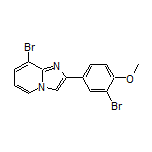 8-Bromo-2-(3-bromo-4-methoxyphenyl)imidazo[1,2-a]pyridine