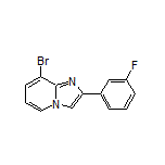 8-Bromo-2-(3-fluorophenyl)imidazo[1,2-a]pyridine