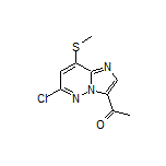 1-[6-Chloro-8-(methylthio)imidazo[1,2-b]pyridazin-3-yl]ethanone