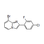 8-Bromo-2-(4-chloro-2-fluorophenyl)imidazo[1,2-a]pyridine