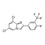 6,8-Dichloro-2-[4-fluoro-3-(trifluoromethyl)phenyl]imidazo[1,2-a]pyridine