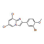 2-(3-Bromo-4-methoxyphenyl)-6,8-dichloroimidazo[1,2-a]pyridine