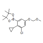 3-Chloro-2-cyclopropyl-5-(methoxymethoxy)phenylboronic Acid Pinacol Ester