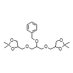 4,4’-[[[2-(Benzyloxy)propane-1,3-diyl]bis(oxy)]bis(methylene)]bis(2,2-dimethyl-1,3-dioxolane)