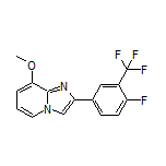 2-[4-Fluoro-3-(trifluoromethyl)phenyl]-8-methoxyimidazo[1,2-a]pyridine