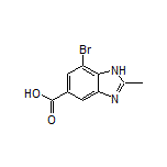 7-Bromo-2-methyl-1H-benzo[d]imidazole-5-carboxylic Acid