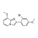 2-(2-Bromo-4-methoxyphenyl)-8-methoxyimidazo[1,2-a]pyridine