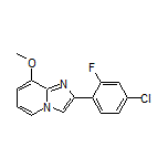 2-(4-Chloro-2-fluorophenyl)-8-methoxyimidazo[1,2-a]pyridine