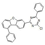 2-Chloro-4-phenyl-6-(9-phenyldibenzo[b,d]furan-3-yl)-1,3,5-triazine