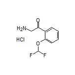 2-Amino-1-[2-(difluoromethoxy)phenyl]ethanone Hydrochloride