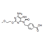 4-[[6-Amino-2-(2-methoxyethoxy)-8-oxo-7H-purin-9(8H)-yl]methyl]benzoic Acid