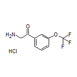 2-Amino-1-[3-(trifluoromethoxy)phenyl]ethanone Hydrochloride