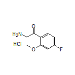 2-Amino-1-(4-fluoro-2-methoxyphenyl)ethanone Hydrochloride