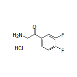 2-Amino-1-(3,4-difluorophenyl)ethanone Hydrochloride