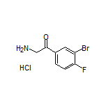 2-Amino-1-(3-bromo-4-fluorophenyl)ethanone Hydrochloride