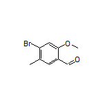 4-Bromo-2-methoxy-5-methylbenzaldehyde