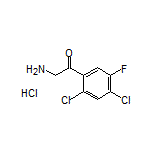 2-Amino-1-(2,4-dichloro-5-fluorophenyl)ethanone Hydrochloride