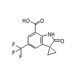 2’-Oxo-5’-(trifluoromethyl)spiro[cyclopropane-1,3’-indoline]-7’-carboxylic Acid