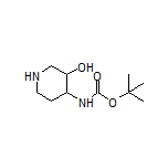 4-(Boc-amino)piperidin-3-ol