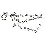 4-[4-(6H-Dibenzo[c,g]azocin-5-yl)-4-oxobutanoylamino](4S)-4-[N-[2-[2-[2-[2-[2-[2-[2-[2-[2-[2-[2-[2-[2-[2-[2-[2-[2-[2-[2-[2-[2-[2-[2-(2-methoxyethoxy)ethoxy]ethoxy]ethoxy]ethoxy]ethoxy]ethoxy]ethoxy]ethoxy]ethoxy]ethoxy]ethoxy]ethoxy]ethoxy]ethoxy]ethoxy]ethoxy]ethoxy]ethoxy]ethoxy]ethoxy]ethoxy]ethoxy]ethyl]carbamoyl]butanoic Acid