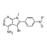 5-Bromo-7-methyl-6-(4-nitrophenyl)-7H-pyrrolo[2,3-d]pyrimidin-4-amine