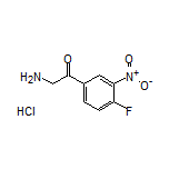 2-Amino-1-(4-fluoro-3-nitrophenyl)ethanone Hydrochloride