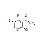 2-Chloro-4-fluoro-5-iodonicotinamide