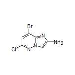 8-Bromo-6-chloroimidazo[1,2-b]pyridazin-2-amine