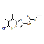 Ethyl (6-Chloro-7,8-dimethylimidazo[1,2-b]pyridazin-2-yl)carbamate